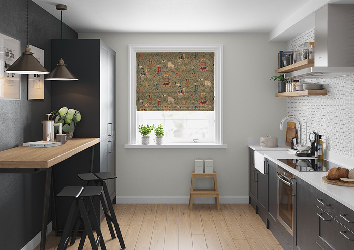 Xerxes, Moss - Twist&Fit Roman Blind - Image 5